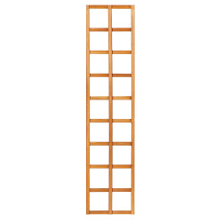 Mříž bez rámu z tvrdého dřeva 180 x 45 cm