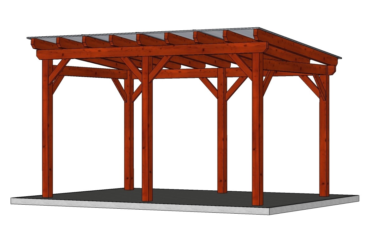 Zastřešená pergola Linda 27 Bronz