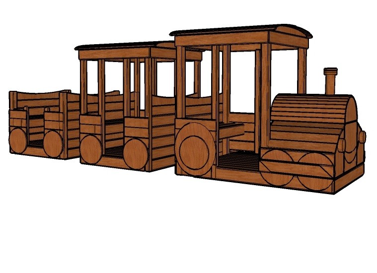 Dětský vláček s vagony