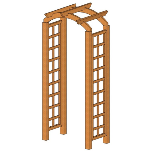 Pergola s obloukem 90 cm