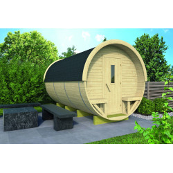 Zahradní domek Camping Barrel - Půdorys