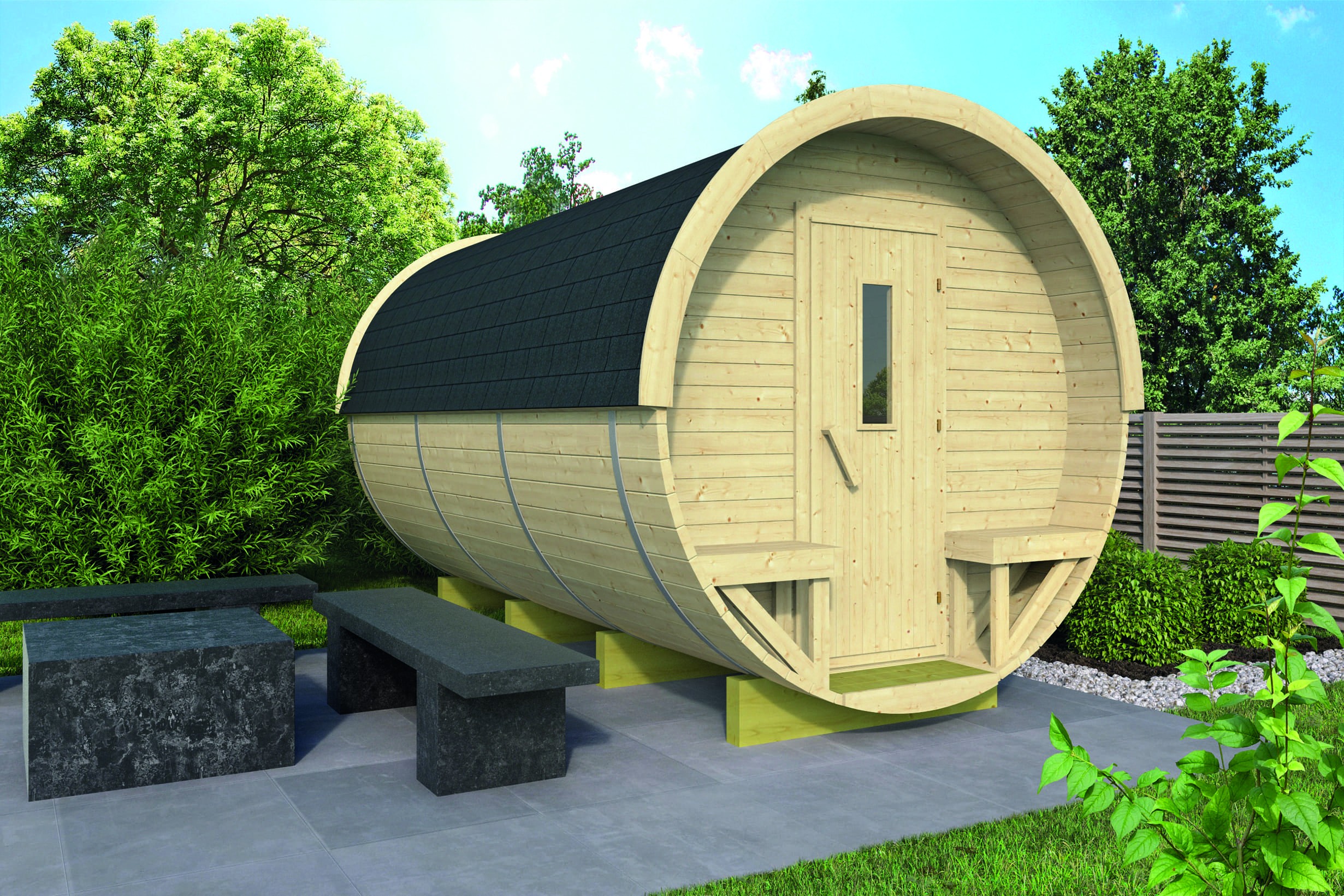 Zahradní domek Camping Barrel