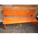 Lavice s opěradlem Malorka EKO 100 cm