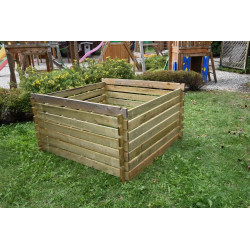 Dřevěný kompostér 150 x 150 cm