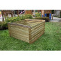 Dřevěný kompostér 120 x 120 cm 800l