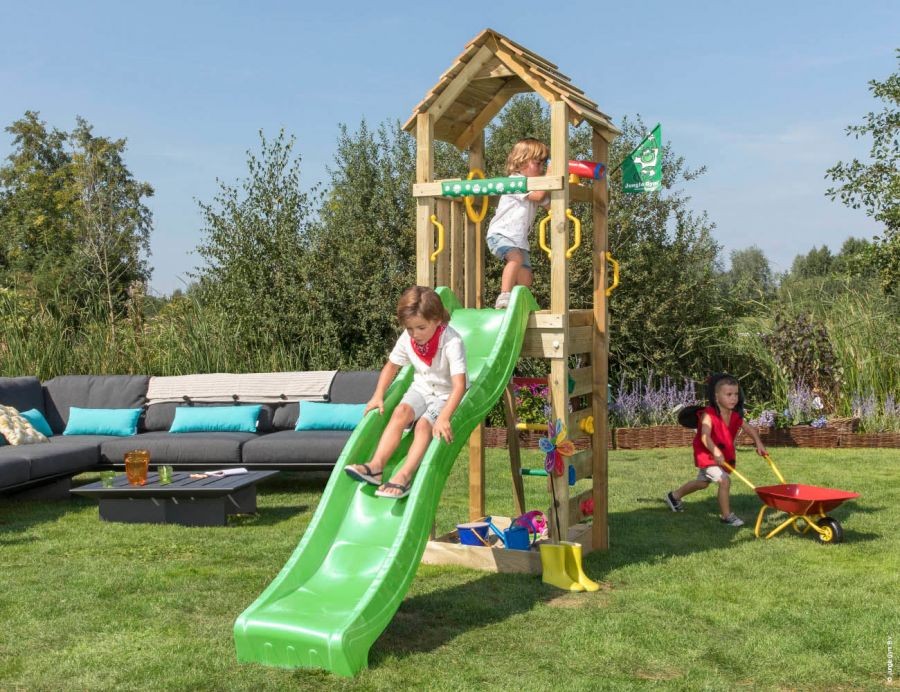 Dětské hřiště Jungle Cocoon se skluzavkou Červená