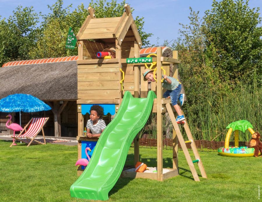 Dětské hřiště Jungle Resort se skluzavkou Červená