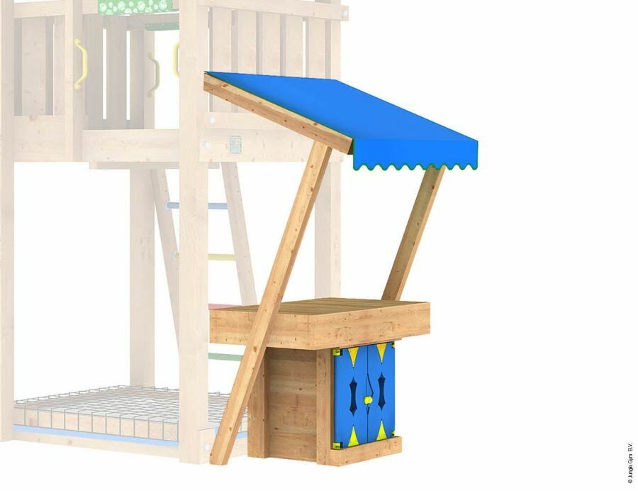 MiniMarket Module s dřevěnou stříškou