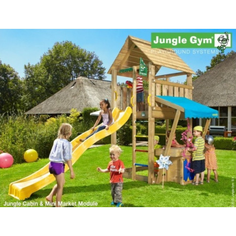 Hřiště Jungle Cabin se skluzavkou a modulem MiniMarket