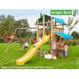 Hřiště Jungle Fort  se skluzavkou, modulem MiniMarket a houpačkami 2-Swing X´tra