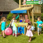 Hřiště Jungle Fort  se skluzavkou, modulem MiniMarket a houpačkami 2-Swing X´tra