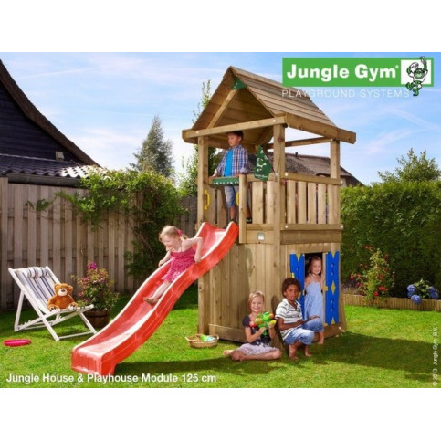 Hřiště Jungle House se skluzavkou a modulem Playhouse