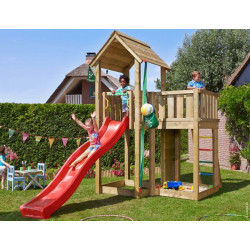 Hřiště Jungle Mansion se skluzavkou a modulem Climb frame 2.0