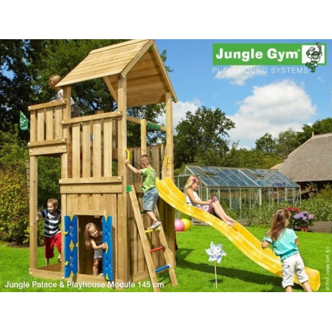 Hřiště Jungle Palace se skluzavkou a modulem Playhouse