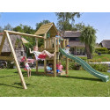 Hřiště Jungle Cubby se skluzavkou a modulem 2-Swing Frame 2.0