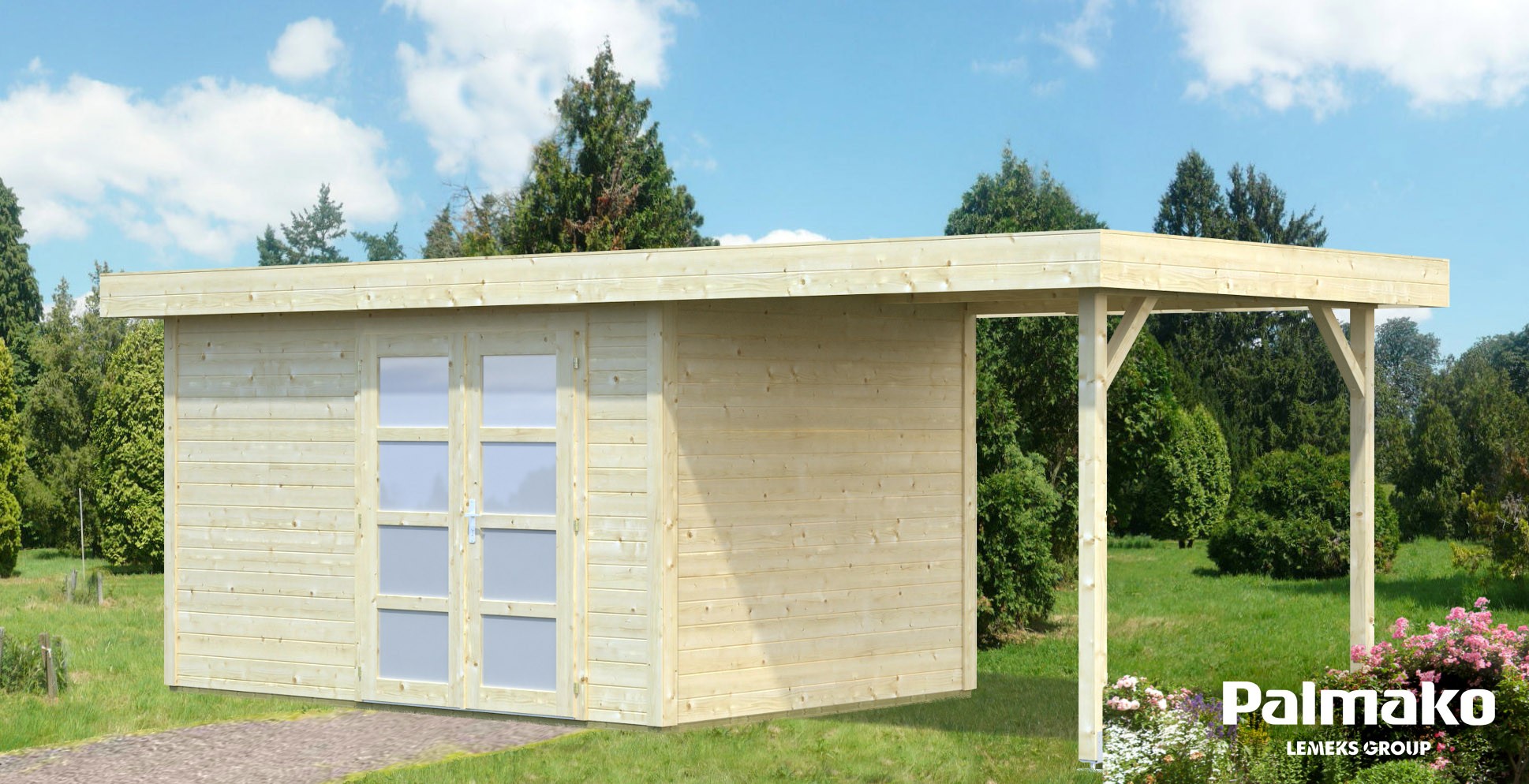 Zahradní domek Lara 8,4 + 5,9 m2