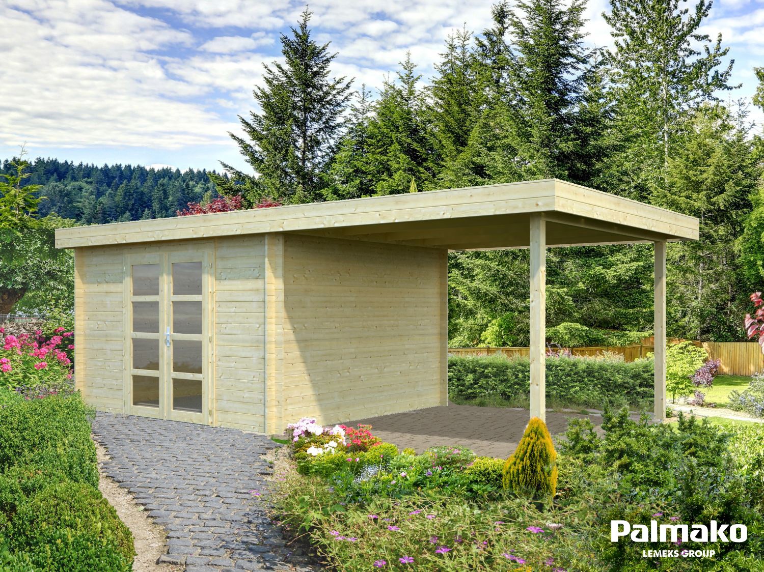 Zahradní domek Elsa 9,6 + 8,1 m2