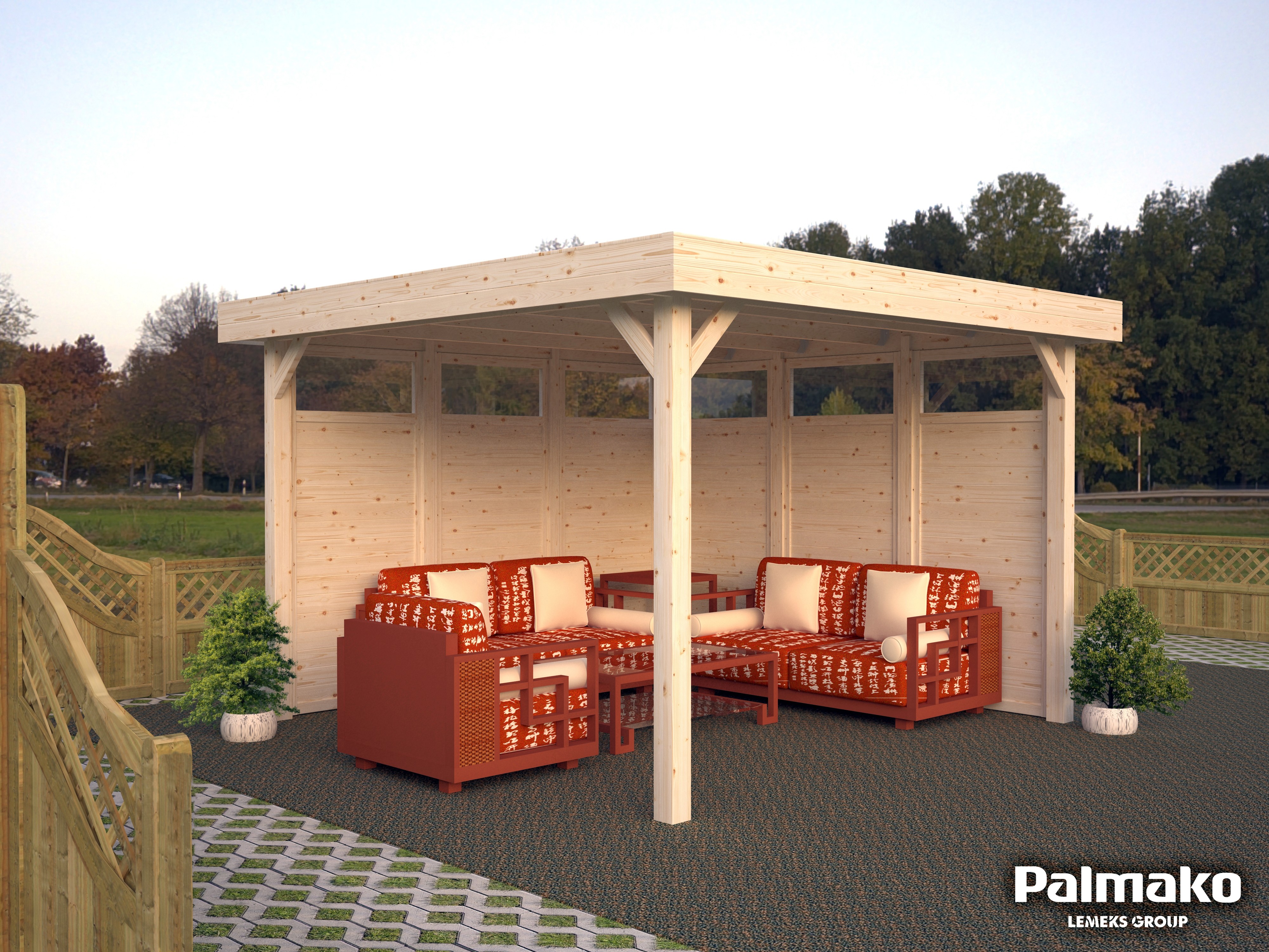 Zahradní altán Lucy 12,2 m2