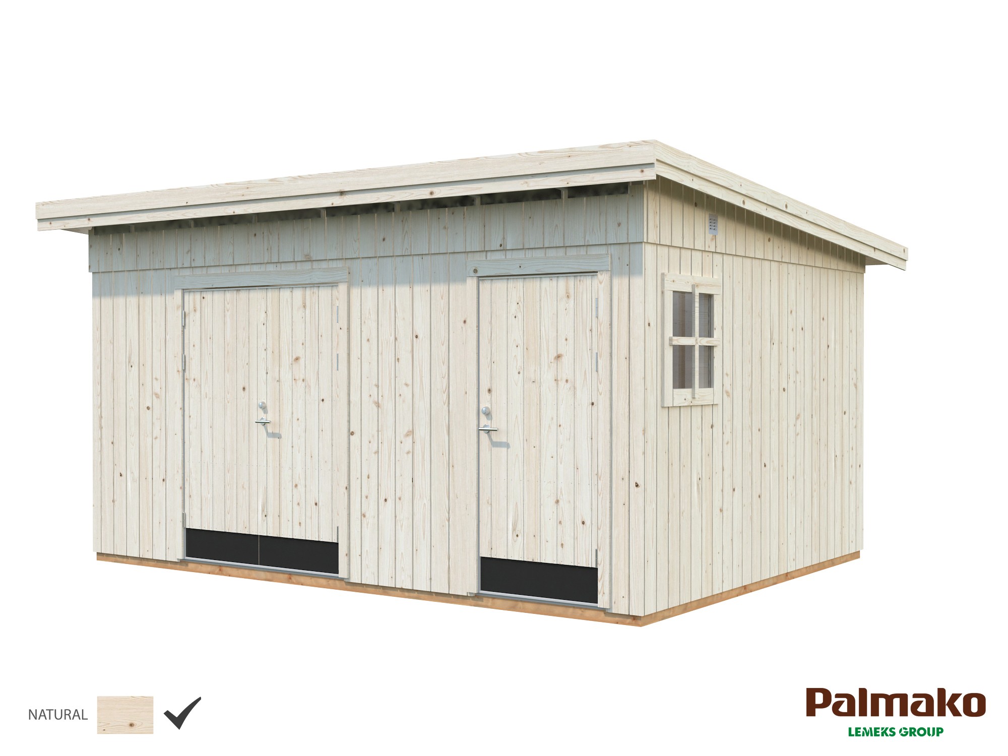 Zahradní chata Kalle 13,5 m2