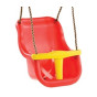 Plastové červeno žluté bezpečnostní sedátko s lany