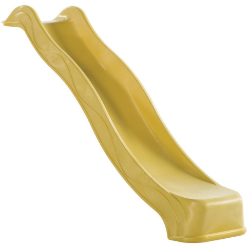 Plastová žlutá skluzavka s vlnkou, délka 295 cm