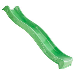 Plastová jablíčkově zelená skluzavka s vlnkou, délka 225 cm