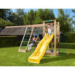 Hřiště Jungle Tower se skluzavkou a modulem Climb Frame 2.0