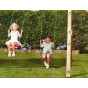 Jungle Playhouse s terasou XL, se skluzavkou a modulem 2-Swing X´tra