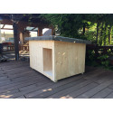 Zateplená dřevěná psí bouda XL