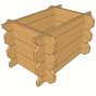 Dřevěný truhlík Mates 40 x 60