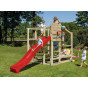Dětská hrací věž Crossfit 150 s dlouhou skluzavkou