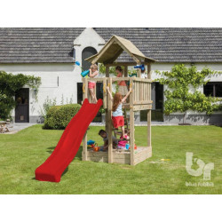 Dětská hrací věž Pagoda 150 s dlouhou skluzavkou