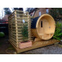 Sauna Barrel 350 Thermowood