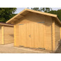 Dřevěná garáž Geir