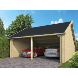 Dřevěná garáž Nysse - Důležité rozměry