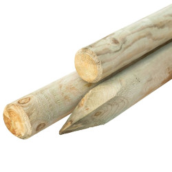 Dřevěná palisáda se špicí 8 cm