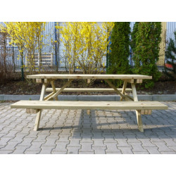 Marek - dřevěný stůl s lavicemi