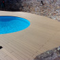 Obklad bazénu terasovým prknem