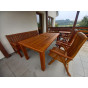 Zahradní stůl Modern z teakového dřeva