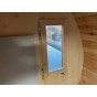 Otevíratelné okno sauny