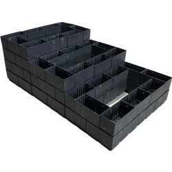 Vyvýšený záhon -  sestava plastových truhlíků KASKO