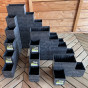 Kasko vyvýšený záhon na balkon Pyramida
