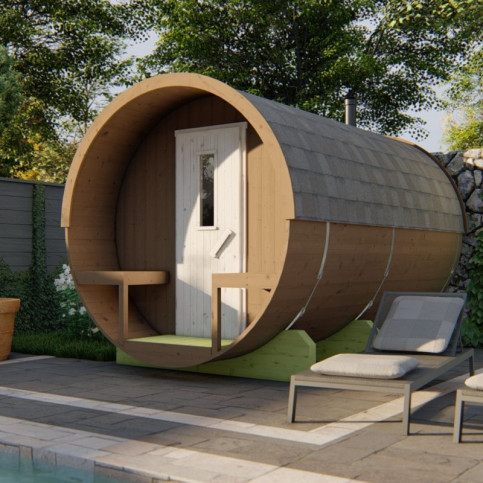 Sauna Barrel 350 Thermowood