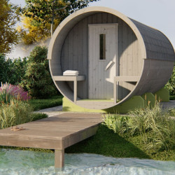 Sauna Barrel 400 Thermowood