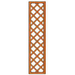 Mříž Pergola 41 x 180