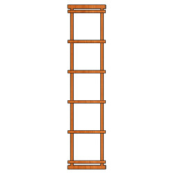 Mříž Pergola 41x180