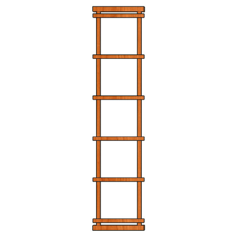 Mříž Pergola 41x180