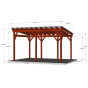 Zastřešená pergola Linda 29