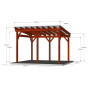 Zastřešená pergola Linda 28