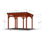Zastřešená pergola Linda 27